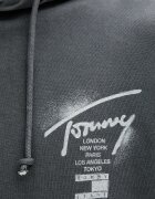 Tommy Jeans суичър с качулка мъжки от памук сив DM0DM22840