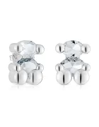 Tous Сребърни обици Bold Bear Gem