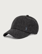 Trussardi шапка с козирка мъжка с вълна сива E008C100029N