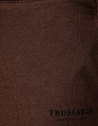 Trussardi спортен панталон дамски от вълна кафяв с висока талия P8136000035N
