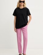 Twinset basic тениска женска памучна черна 261TT2450