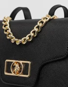 U.S. Polo Assn. Раница Jones в черно малък размер с изчистен дизайн BEUJ88681WVP