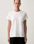 U.S. Polo Assn. тениска дамска от памук Crew Neck Pocket бяла WUP1576