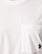 U.S. Polo Assn. тениска дамска от памук Crew Neck Pocket бяла WUP1576