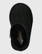 Ugg апески за деца от велур CLASSIC ULTRA MINI черни 1130750T