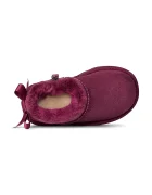 Ugg апрески за деца от велур ULTRA MINBAILEY BOW бордо 1185920T