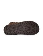 Ugg чехли сабо дамски от набук W Goldenstar Villa Clog кафяви 1169590.DKC
