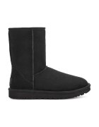Ugg Кожени чехли Classic Short II в черно с равна подметка с изолация 1016223.BLK
