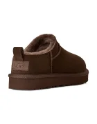 Ugg пантофи дамски от велур W Classic Micro кафяви 1173891.DDC