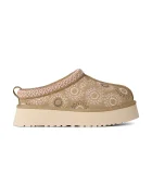 Ugg пантофи дамски от велур W Tazz Sun Stitch бежови 1178193.MDSD