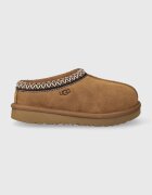 Ugg пантофи за деца от велур T TASMAN II бежови 1019066T