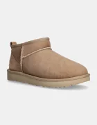 Ugg Велурени апрески Classic Ultra Mini W Classic Ultra Mini в кафяво 1116109.SAN