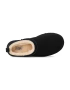 Ugg Велурени чехли Classic Micro в черно 1173891.BLK