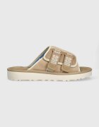 Ugg Велурени чехли Goldencoast Strap Slide