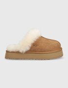 Ugg Велурени чехли W Disquette W Disquette в кафяво