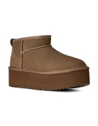 Ugg W Classic Ultra Mini Platform апрески дамски от велур кафяви 1135092.LBNZ