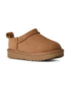 Ugg зимни обувки за деца от велур CLASSIC MICRO кафяви 1174410T