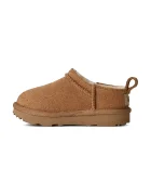 Ugg зимни обувки за деца от велур CLASSIC MICRO кафяви 1174410T