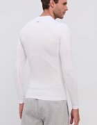 Under Armour Блуза с дълги ръкави за трениране в бяло с изчистен дизайн