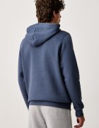 Under Armour суичър с качулка мъжки с памук Essential Fleece син 1373880.044