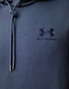 Under Armour суичър с качулка мъжки с памук Essential Fleece син 1373880.044