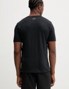 Under Armour тениска за трениране мъжка с памук SPORTSTYLE LEFT CHEST черна 1326799
