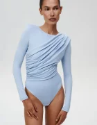 Undress code Боди American Beauty Bodysuit в синьо с изчистен дизайн 1141