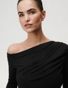 Undress code Боди Classic в черно с изчистен дизайн 991