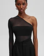 Undress code Боди Sex and the City Bodysuit Thong в черно с изчистен дизайн 640