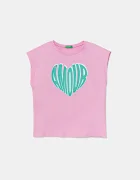 United Colors of Benetton Детска памучна тениска