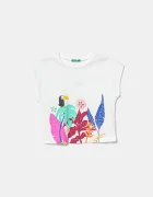 United Colors of Benetton Детска памучна тениска