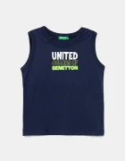 United Colors of Benetton Детска памучна тениска