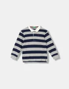 United Colors of Benetton Детска памучна тениска с яка