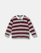 United Colors of Benetton Детска памучна тениска с яка