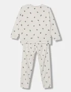 United Colors of Benetton Детска пижама (2 части) в бежово 312W0P09R