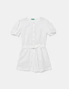 United Colors of Benetton Детски ленен гащеризон