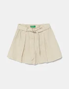 United Colors of Benetton Детски ленен къс панталон