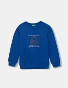 United Colors of Benetton Детски памучен суичър