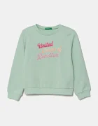 United Colors of Benetton Детски памучен суичър