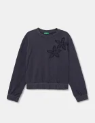 United Colors of Benetton Детски памучен суичър
