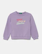 United Colors of Benetton Детски памучен суичър