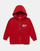 United Colors of Benetton Детски памучен суичър