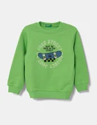 United Colors of Benetton Детски памучен суичър