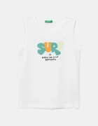 United Colors of Benetton Детски памучен топ