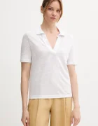 United Colors of Benetton Ленена тениска с яка