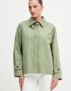 United Colors of Benetton палто дамско памучно зелено 2QJYDN09K