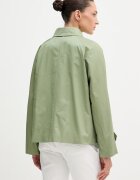 United Colors of Benetton палто дамско памучно зелено 2QJYDN09K