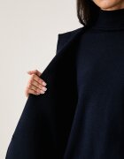 United Colors of Benetton палто дамско с вълна тъмносиньо 28F7DN0AL