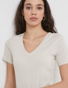 United Colors of Benetton Памучна тениска дамска в розово 3GA2E4230