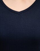 United Colors of Benetton Памучна тениска дамска в тъмносиньо 3GA8D4029